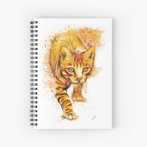 Aperçu de l'œuvre Aquarelle moderne de chat créée et vendue par Nadia Chevrel.
