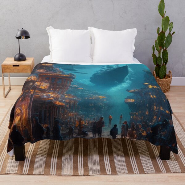 Item preview, Underwater City designed and sold by catcraftss.