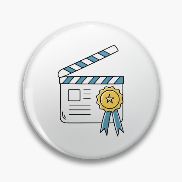 Item preview, Movie clapper board with award badge designed and sold by rasagamastore.