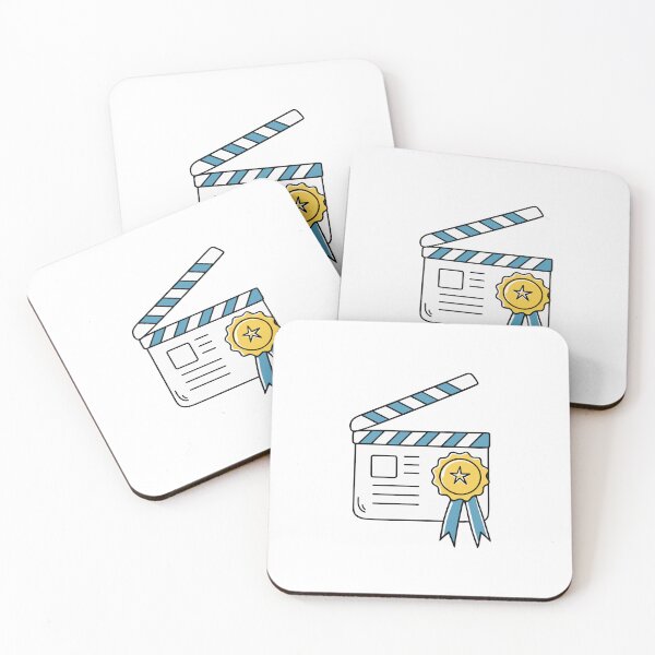 Item preview, Movie clapper board with award badge designed and sold by rasagamastore.
