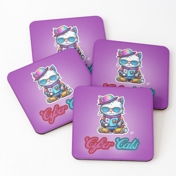 Item preview, Cyber Cats - Cyber Cat 10 designed and sold by Monika Turemka.