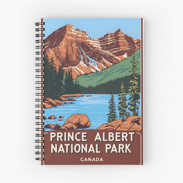 Item preview, Prince Albert National Park Canada Vintage Travel Tourism  designed and sold by TravelersGems.