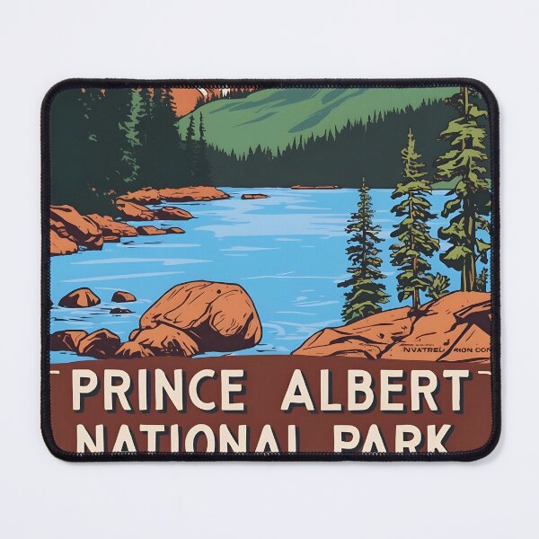 Item preview, Prince Albert National Park Canada Vintage Travel Tourism designed and sold by TravelersGems.