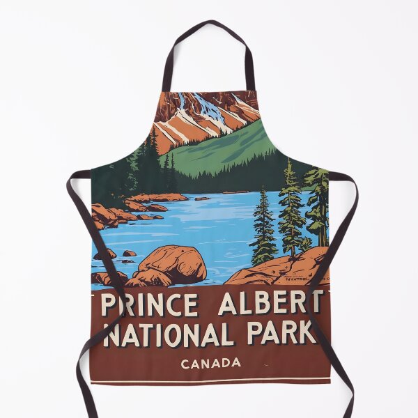 Item preview, Prince Albert National Park Canada Vintage Travel Tourism designed and sold by TravelersGems.