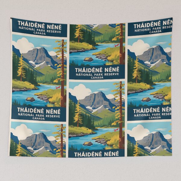 Item preview, Thaidene Nene National Park Canada Vintage Travel Tourism  designed and sold by TravelersGems.