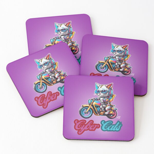 Item preview, Copy of Cyber Cats - Cyber Cat 12 designed and sold by Monika Turemka.