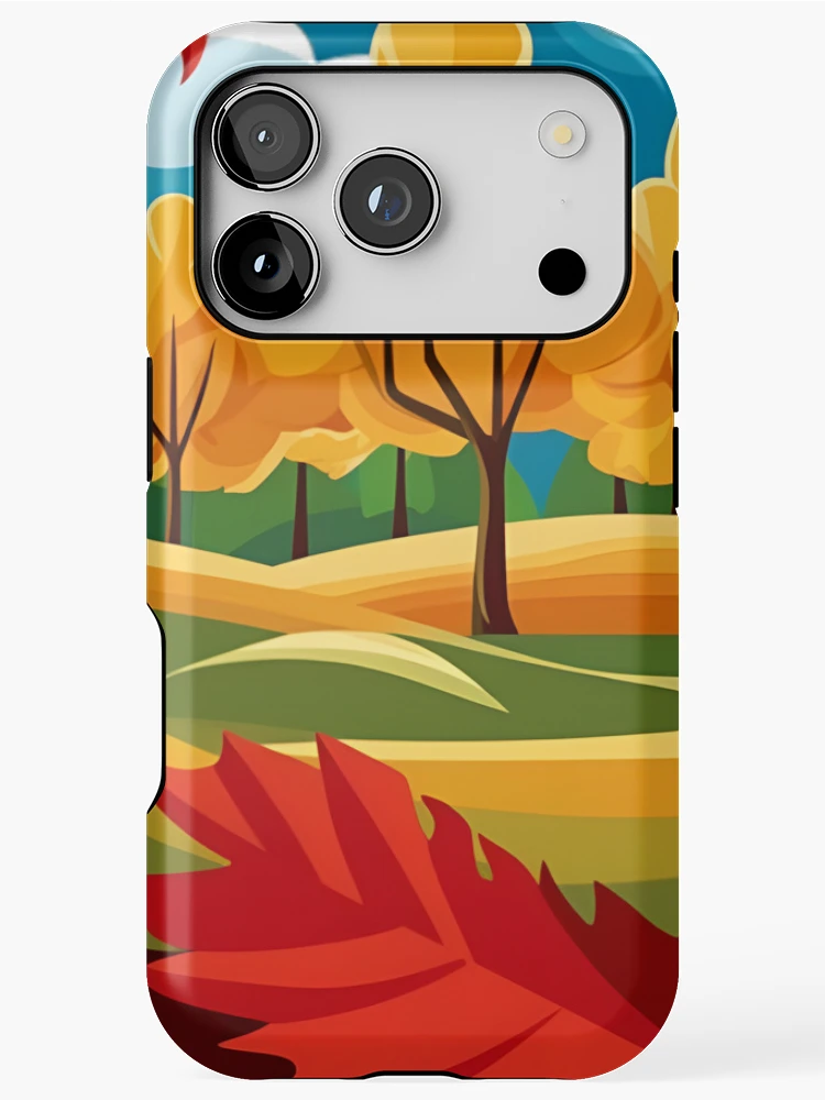 Thumbnail 1 of 4, iPhone Case, Autumn Trees designed and sold by R3FDesign.