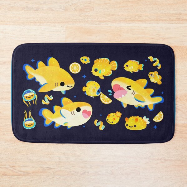 Item preview, Lemon shark and friends - dark designed and sold by pikaole.
