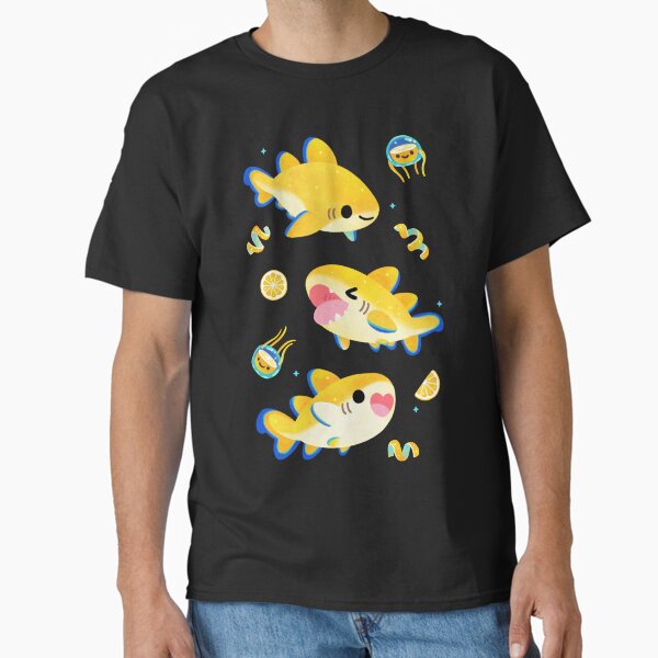 Item preview, Lemon shark and friends - dark designed and sold by pikaole.