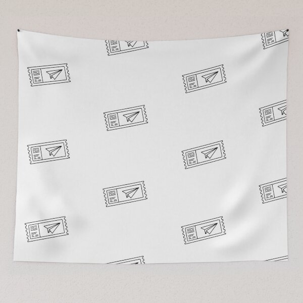 Item preview, Illustration of paper plane ticket designed and sold by rasagamastore.