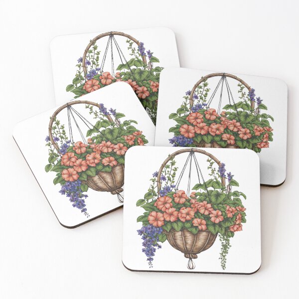 Item preview, Colorful Flowers Basket designed and sold by Creastore.