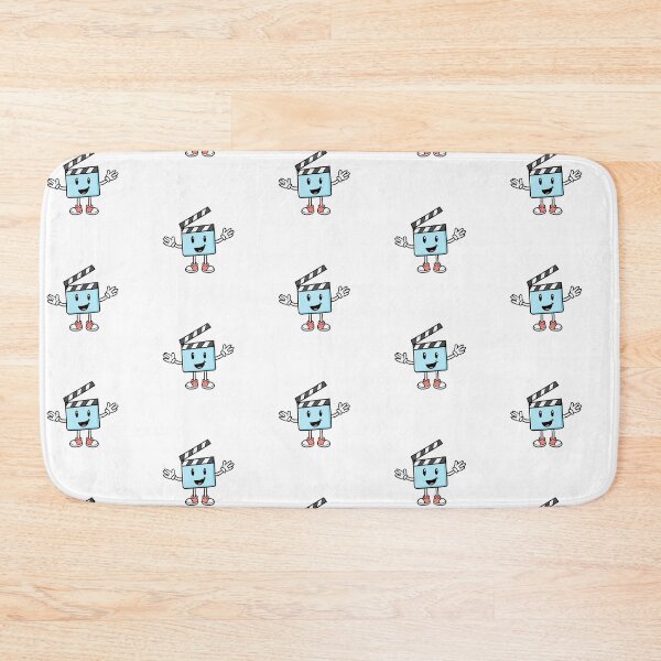 Item preview, Movie clapper board mascot with waving hand designed and sold by rasagamastore.