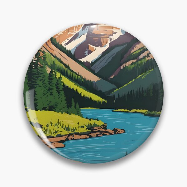 Item preview, Kootenay National Park Canada Vintage Travel Tourism  designed and sold by TravelersGems.