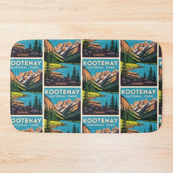 Item preview, Kootenay National Park Canada Vintage Travel Tourism  designed and sold by TravelersGems.