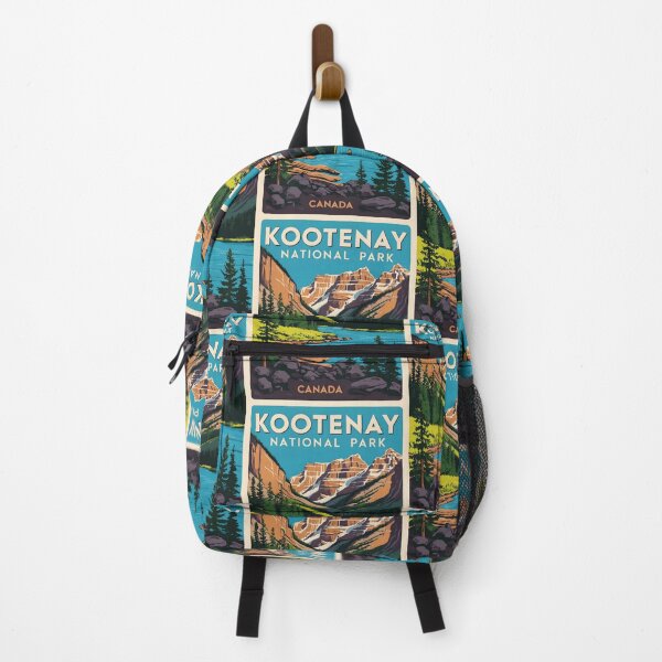 Item preview, Kootenay National Park Canada Vintage Travel Tourism designed and sold by TravelersGems.