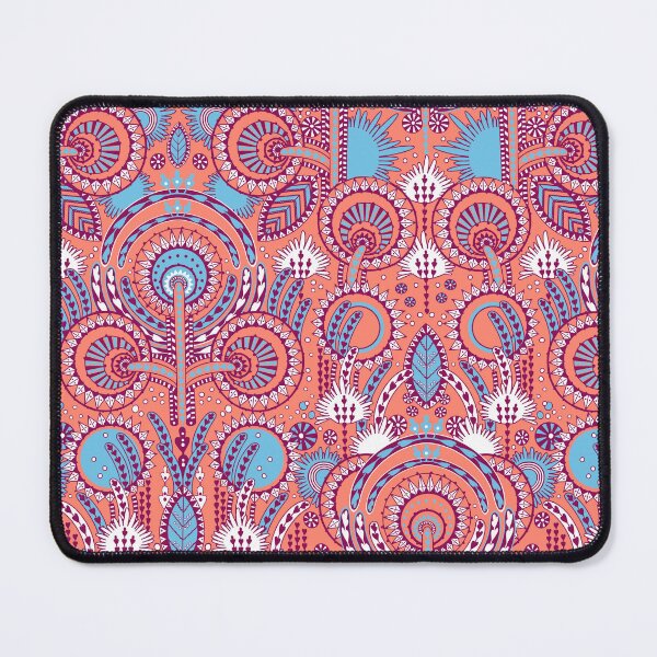 Item preview, Floral Folk Style Stylization, Pink-Coral Version designed and sold by Alex Blud.