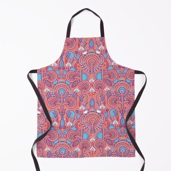 Item preview, Floral Folk Style Stylization, Pink-Coral Version designed and sold by Alex  Blud.