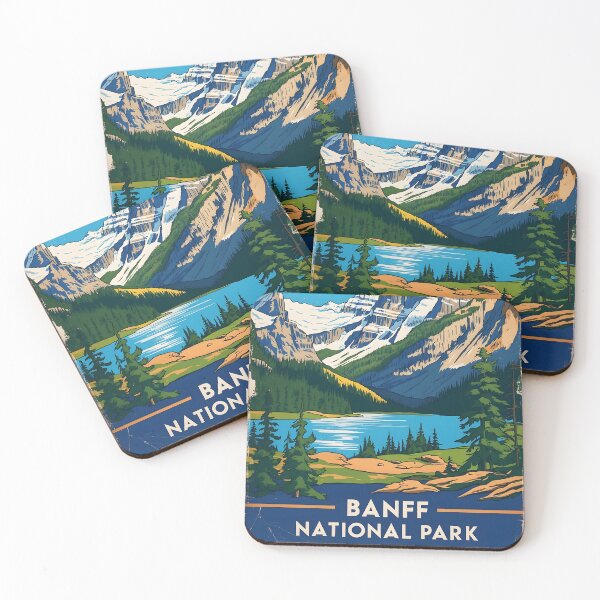 Item preview, Banff National Park Canada Vintage Travel Tourism  designed and sold by TravelersGems.