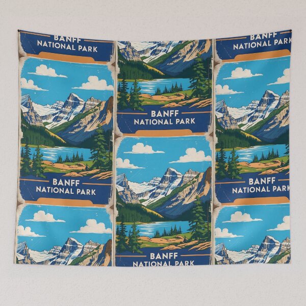 Item preview, Banff National Park Canada Vintage Travel Tourism  designed and sold by TravelersGems.