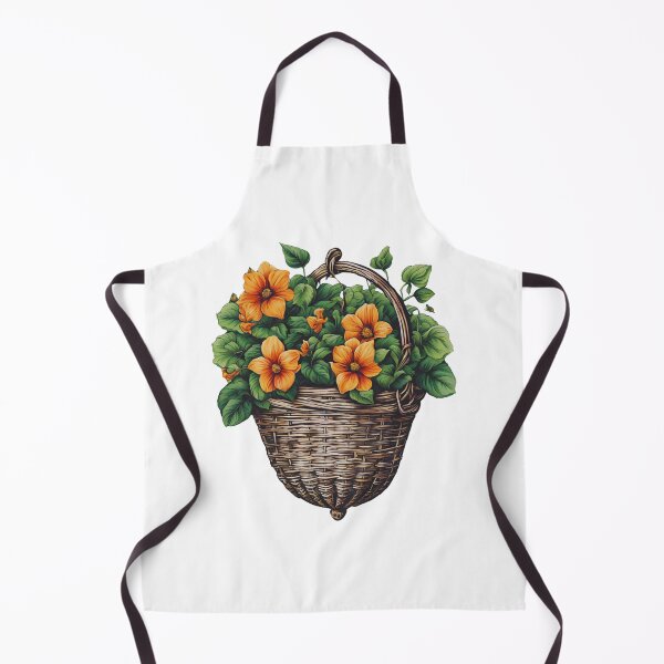 Item preview, Orange Flowers Basket designed and sold by Creastore.