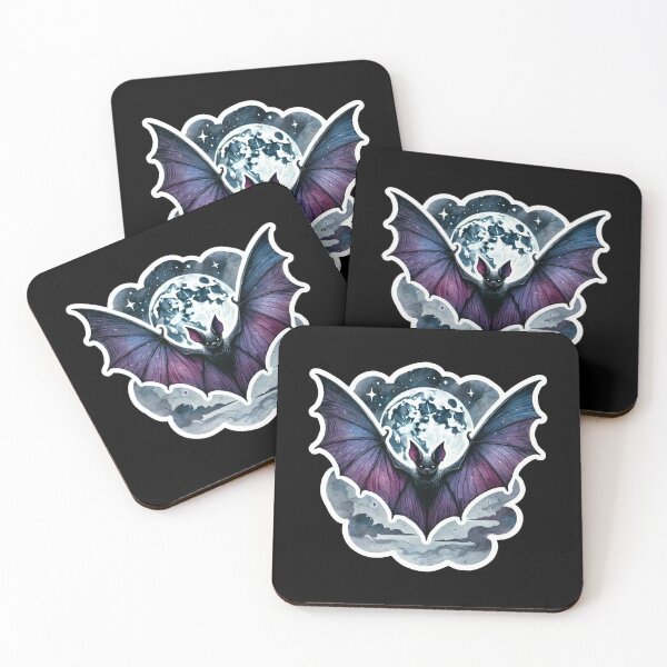 Item preview, halloween bat watercolor designed and sold by EuropeanPrints.