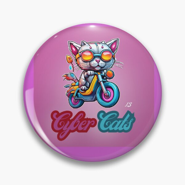Item preview, Cyber Cats - Cyber Cat 13 designed and sold by Monika Turemka.