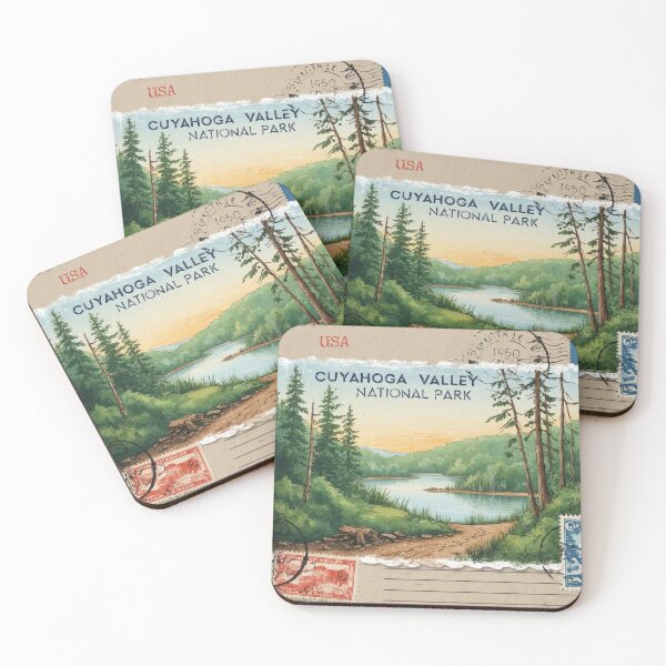 Item preview, Cuyahoga Valley National Park Postcard Vintage Retro Travel designed and sold by TravelPostcardGems.