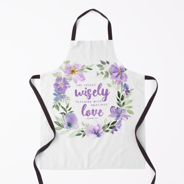 Item preview, Proverbs 31:26 She Speaks Wisely Teaching With Gracious Love- Lillac designed and sold by amazingjoy.