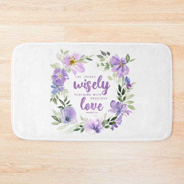 Item preview, Proverbs 31:26 She Speaks Wisely Teaching With Gracious Love- Lillac designed and sold by amazingjoy.