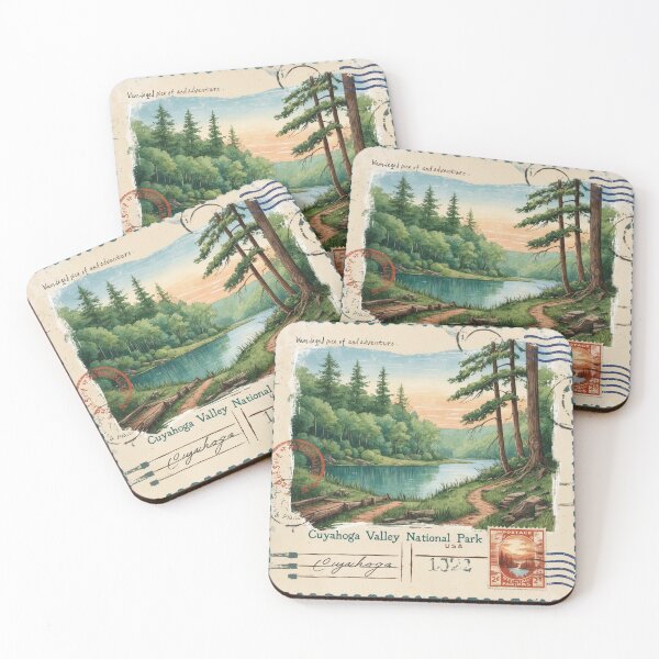 Item preview, Cuyahoga Valley National Park Postcard Vintage Retro Travel designed and sold by TravelPostcardGems.
