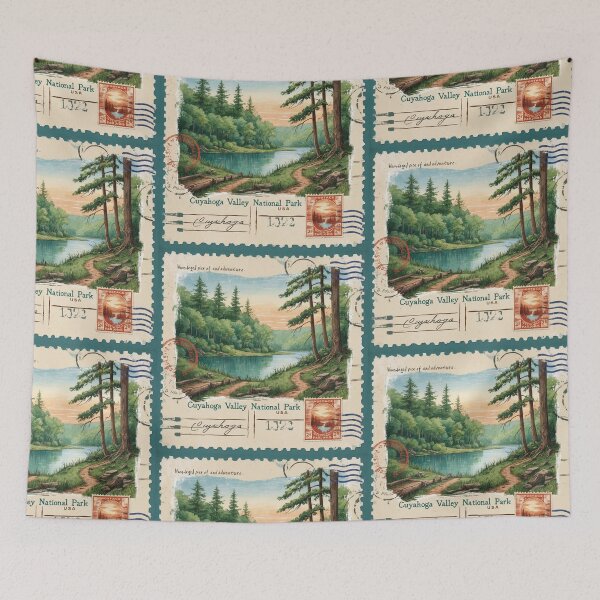Item preview, Cuyahoga Valley National Park Postcard Vintage Retro Travel designed and sold by TravelPostcardGems.