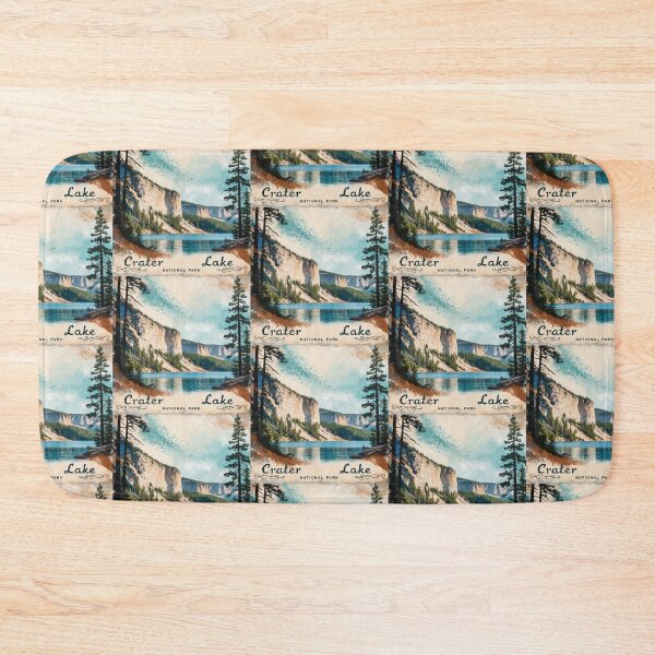 Item preview, Crater Lake National Park Postcard Vintage Retro Travel designed and sold by TravelPostcardGems.