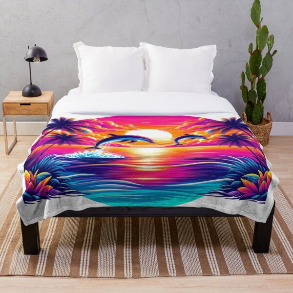 Item preview, Puesta de sol, verano, delfines designed and sold by deniz kaya.