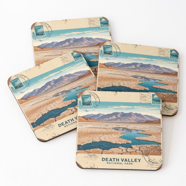 Item preview, Death Valley National Park Postcard Vintage Retro Travel designed and sold by TravelPostcardGems.