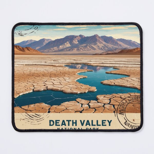 Item preview, Death Valley National Park Postcard Vintage Retro Travel designed and sold by TravelPostcardGems.
