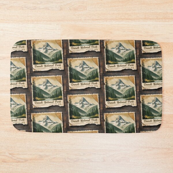 Item preview, Denali National Park Postcard Vintage Retro Travel designed and sold by TravelPostcardGems.