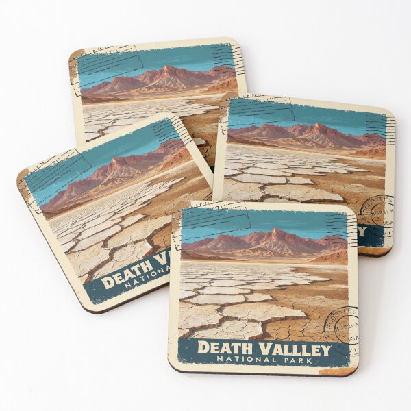 Item preview, Death Valley National Park Postcard Vintage Retro Travel designed and sold by TravelPostcardGems.