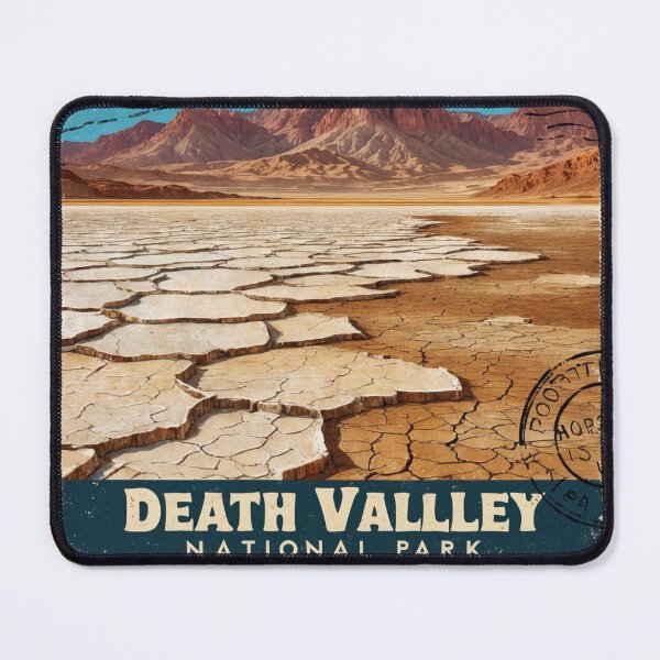 Item preview, Death Valley National Park Postcard Vintage Retro Travel designed and sold by TravelPostcardGems.