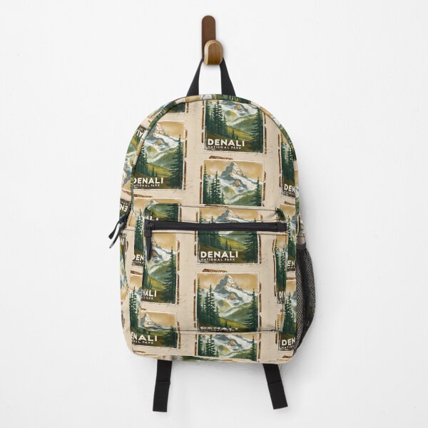 Item preview, Denali National Park Postcard Vintage Retro Travel designed and sold by TravelPostcardGems.