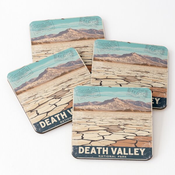 Item preview, Death Valley National Park Postcard Vintage Retro Travel designed and sold by TravelPostcardGems.