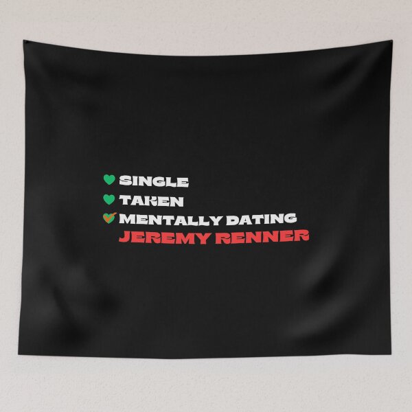 Item preview, Mentally Dating Jeremy Renner - White Fonts designed and sold by Itsheartshop.