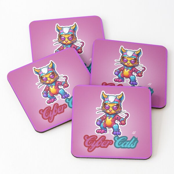 Item preview, Cyber Cats - Cyber Cat 15 designed and sold by Monika Turemka.