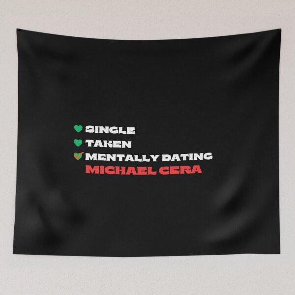 Item preview, Mentally Dating Michael Cera - White Fonts designed and sold by Itsheartshop.