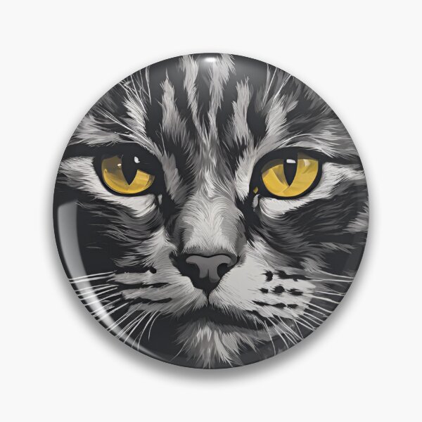 Item preview, Captivating Cat Portrait: A Study in Feline Elegance designed and sold by Aqmean.