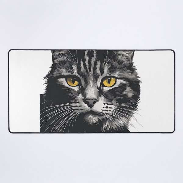 Item preview, Captivating Cat Portrait: A Study in Feline Elegance designed and sold by Aqmean.