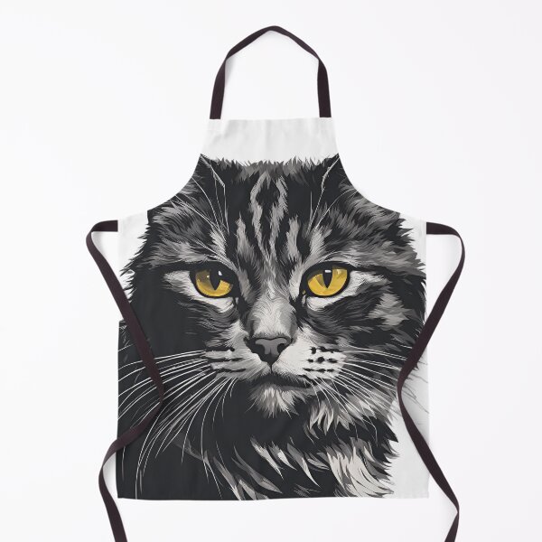 Item preview, Captivating Cat Portrait: A Study in Feline Elegance designed and sold by Aqmean.
