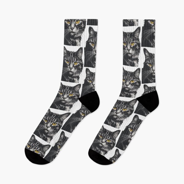 Item preview, Captivating Cat Portrait: A Study in Feline Elegance designed and sold by Aqmean.