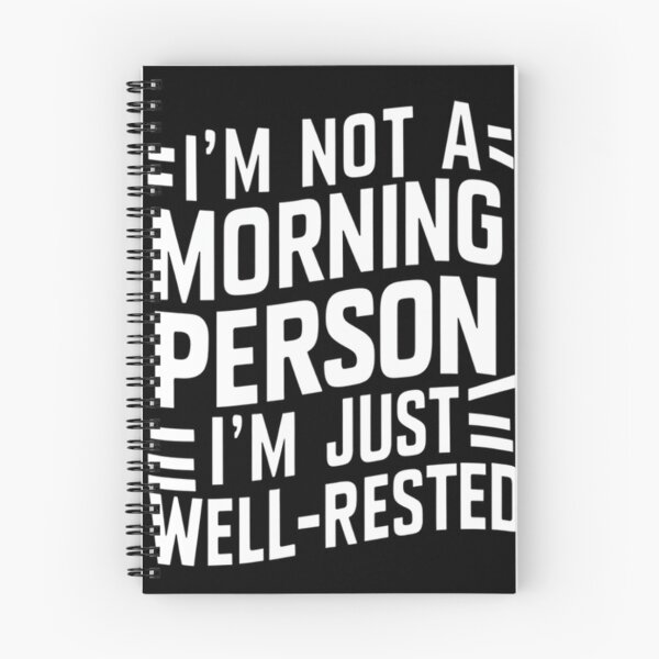 Aperçu de l'œuvre je ne suis pas du matin créée et vendue par R3FDesign.