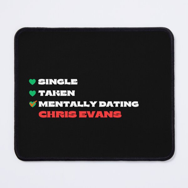 Item preview, Mentally Dating Chris Evans - White Fonts designed and sold by Itsheartshop.