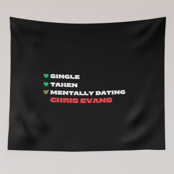 Item preview, Mentally Dating Chris Evans - White Fonts designed and sold by Itsheartshop.